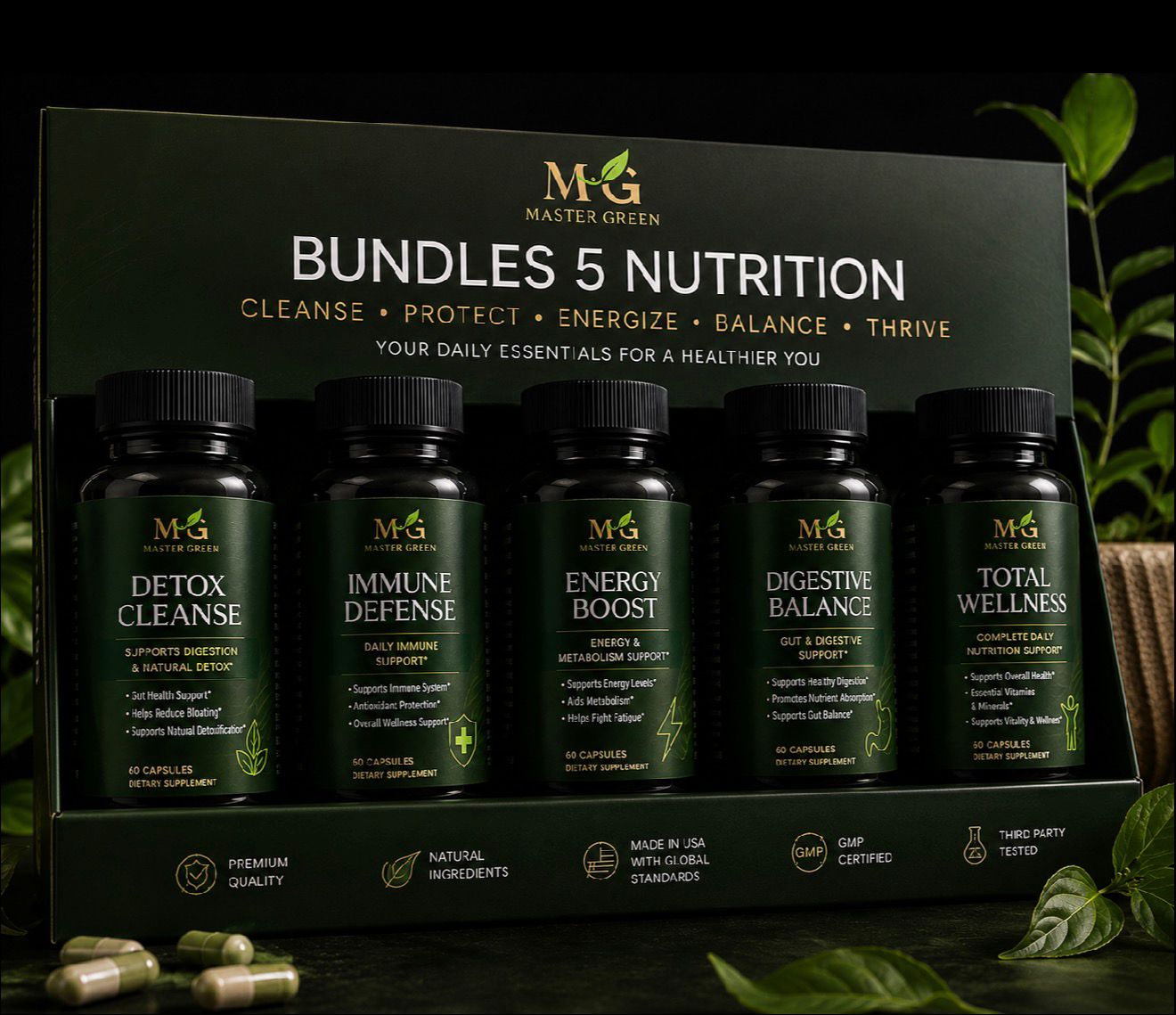 Master Green Nutrition Bundle 5